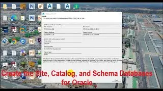 [SP3D_ORACLE]_Create the Site, Catalog, and Schema Databases for Oracle