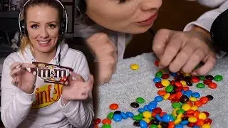 Candy M&M's Chewing Chocolate ASMR - UNIQUE TINGLES