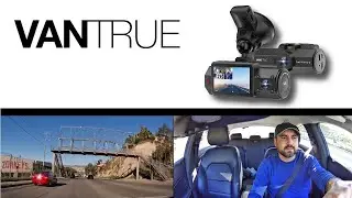 Vantrue N2S dual camera day and night footage test