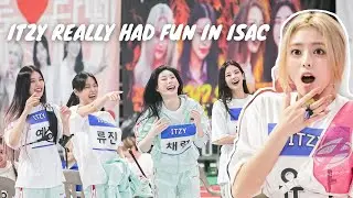 itzy play archery at ISAC