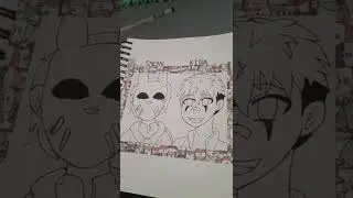 Drawing Kiba & Snow, Mofu Bun's Arts Characters 