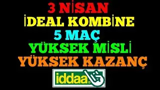 ''İDEAL KOMBİNE'' İLE YÜKSEK KAZANÇ ! 3 NİSAN 2023 İDDAA TAHMİNLERİ