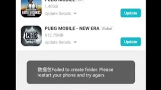 failed to create folder please restart your phone and try again tap tap