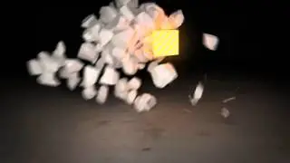 Cycles Test 16 - Cube Force (Blender 2.6)