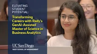 Elevating Student Potential: Transforming Careers with Rady's GenAI-Assisted MSBA Program