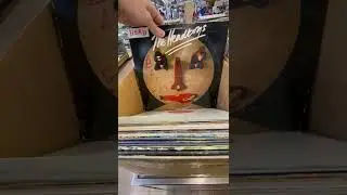 Records for sale at a flea market outside Detroit (full vid on Patreon!) #shorts