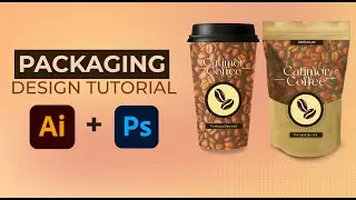 Packaging Design Tutorial in Adobe Illustrator and Adobe Photoshop