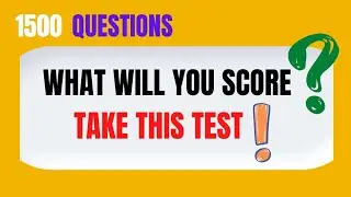 (Answer in 5 Seconds) 1500 BASIC GRAMMAR QUIZ For Beginners ✍️ What Will You Score? Take This Test!