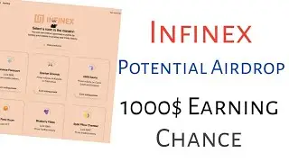 Infinex Potential Airdrop || 1000$ Earning Chance || Big Project