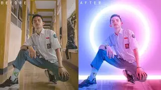 Tutorial edit foto doutone keren menggunakan handphone | viral tiktok !!!