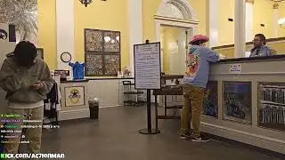 Aaron Travis aka Ac7ionman Snitching at the police Station after starting trouble.