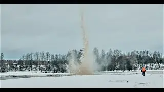 Взрыв льда на Шуе
