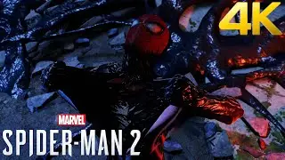 Marvel Spider Man 2 Gameplay Getting Off Venom Suit PS5 4K 60FPS