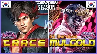 T8 ▰ MULGOLD (#2 Ranked Fahkumram) Vs TRACE (Lars) ▰ Tekken 8 High Level Gameplay