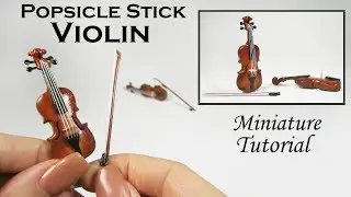 DIY Miniature Violin Tutorial 🎻