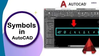 How to Insert Symbol in AutoCAD 2018