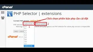 Change Version PHP Hosting - How change version php hosting cpanel - HocVaz365