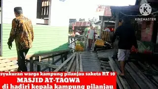 kunjungan pemerintah kampung pilanjau ke RT 10 saketa