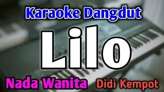 LILO - KARAOKE || NADA WANITA CEWEK || Versi Dangdut Jaipong || Didi Kempot || Live Keyboard