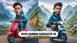 Cara Membuat Gambar Karikatur 4D Dengan Wajah Kita Sendiri Menggunakan AI