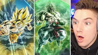 NEW LR Transforming LSSJ Broly & Goku Reveal Reaction on Dokkan Battle Worldwide Celebration!