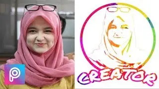 TUTORIAL EDIT FOTO JADI LOGO DI HP ANDROID/iOS