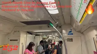 SMRT (NSL) Ride on C151 set 009/010 from Orchard NS22/TE14 to Newton NS21/DT11