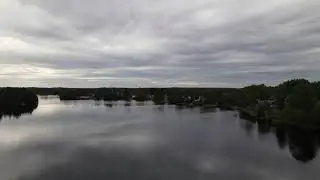Free Video - Flying over Lake | 4K | Royalty Free Video | Top View | Bird View | Drone Video