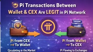 WHAT DIFFERENCE BETWEEN PI ON EXCHANGE AND PI IN A WALLET