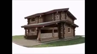 Проект дома дикий сруб рубленое бревно