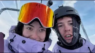 1st Time Skiing With Girlfriend - (Our Love Story)