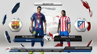 FIFA 13 FINAL SPANISH CUP Barcelona VS Atlético de Madrid