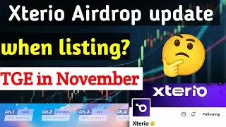 xterio Airdrop update | xterio TGE update | xterio price prediction | new mining application