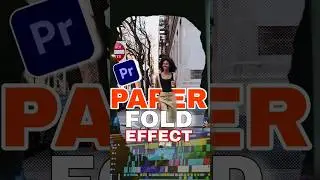 Paper Fold Effect in Premiere Pro #premierepro #videoediting #editing #aftereffects #editingtutorial