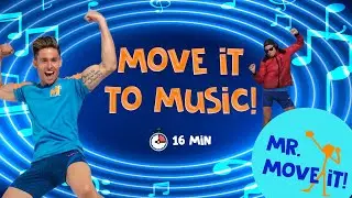 Move It To Music! /// Mr. Move It! /// Music & Fitness Fun Compilation For Kids 🎶💪