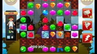 Сокровища пиратов 2232-2         уровень прохождение - Pirate treasures level 2232       walkthrough
