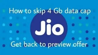 How To Remove Jio 4GB data speed Cap!