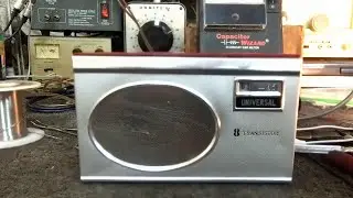 Servicing a 1960s Universal Brand 8 transistor Am radio.  -unalive.