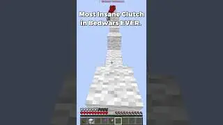 In Bedwars Most Insane Clutch! #tellybridge #insane