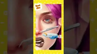 dirty eye cleaning animation asmr👁removing dirty eyelashes shorts# #asmr#animation#ytshorts#shorts