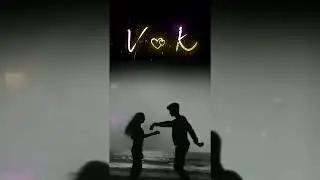 V K love ❣️ name whatsapp status comment your name #shorts #vnnameking👑