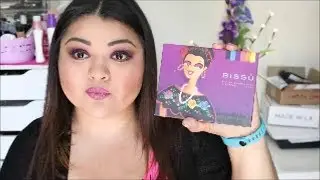 MAQUILLAJE MORADO USANDO BISSU