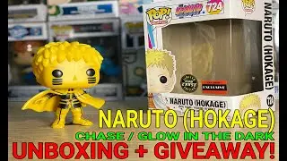 FUNKO POP! NARUTO (Hokage) - Chase/GITD: Unboxing + Giveaways