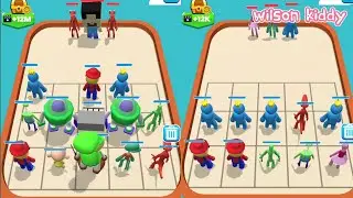 Pasukan Monster Blue Vs Baby In Yellow | Merge Master Rainbow Friends | Wilson Kiddy