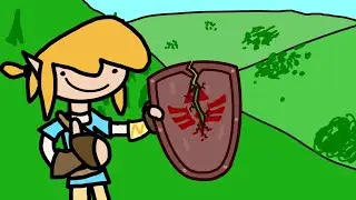 The BEST way to get down a hill in BoTW | Zelda Animation