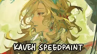 genshin impact - kaveh speedpaint (photoshop)