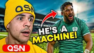 American Reacts to Bundee Aki Highlights (He's A Machine!)