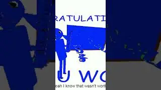 I just beat Blue Baldi in first try 