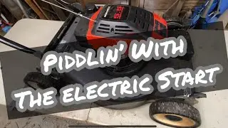 Piddlin’ With The Electric Start on a Craftsman Tecumseh Push Mower