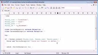 Beginner PHP Tutorial   187   Custom Exceptions ‏ #PHPTutorial #WebDevelopment #LearnPHP